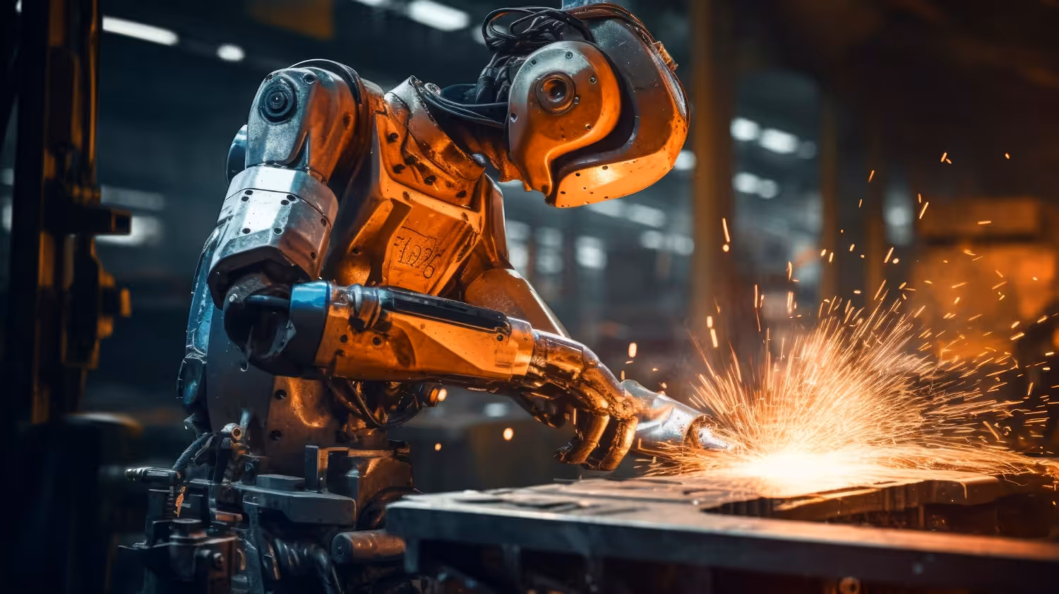 Top view mechanical tools arrangement